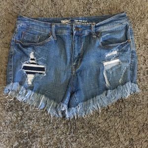 Denim shorts